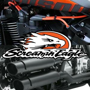 スクリ―ミンイーグル ストリートキャノンマフラー ロング M8ソフテイル 
