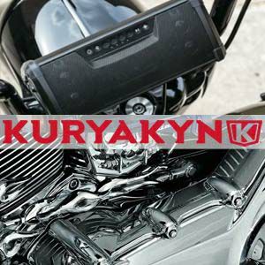 Kuryakyn TRACER LEDテールライト ライセンス灯窓付き スモーク