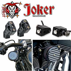 Joker MACHINE スプロケット カバー ブラック スポーツスター 