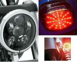 ハーレー、ダイナ ライト＆ウインカー