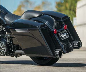 HUILI-JPHOME 5インチ エクステンション ハード サドルバッグ リッド 