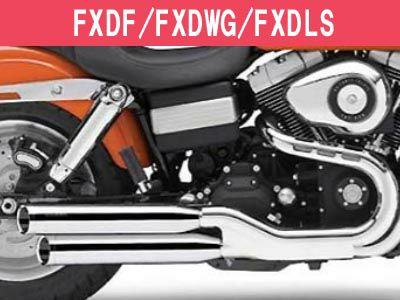 ハーレー、ダイナ  FXDF,FXDWG,16-17FXDLS用スリップオン・マフラー  