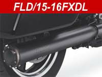 ハーレー、ダイナ  2015～2016 FXDL 、FLD用スリップオン・マフラー