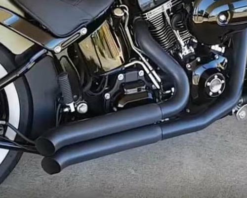 ハーレー、ソフテイルTC マフラー バッサーニ(BASSANI)マフラー