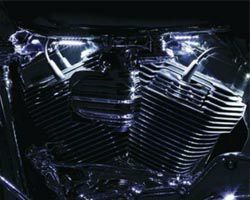 ハーレー、VROD 車体ライト