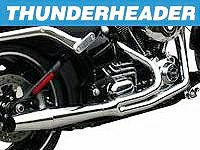 ハーレー、ソフテイルTC マフラー サンダーヘッダー(THUNDER HEADER)マフラー