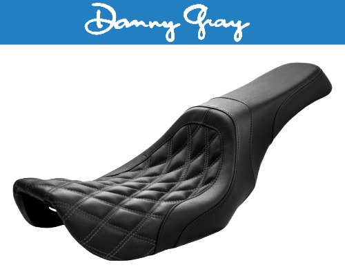 ハーレー、ダイナ ダニーグレイ(Danny Gray)シート ダイナ用