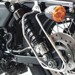 キジマ (Kijima)スポーツスターサドルバッグガード＆レール用パーツ