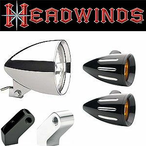 HEADWINDS 5-3/4インチ バイザースタイル ヘッドライトハウジング