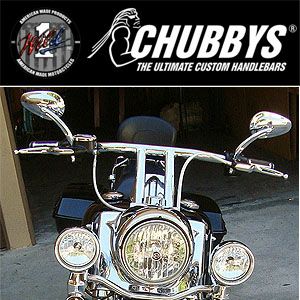 Wild 1 Physco Chubbys チョッパー Tバーハンドル 12インチ ブラック 