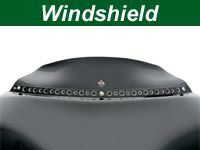 ハーレー、ツーリングFLHT・FLHX用（1996～2013） ウインドシールド