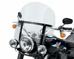 ハーレーパーツ、 ソフテイル用中古パーツ ウインドシールド、サドルバッグ