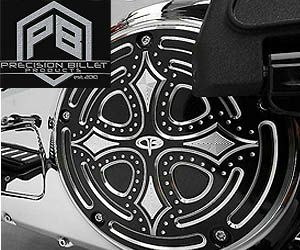 ハーレー、ダイナ  ダービーカバー、タイマーカバー Precision Billet