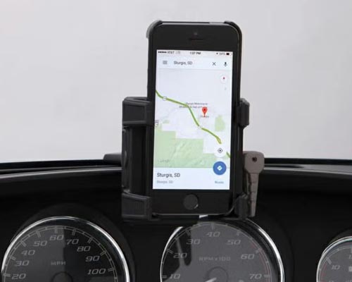ハーレー、ツーリングモデル CIRO製 デバイスホルダー、ドリンクホルダー