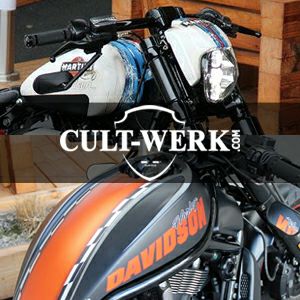 Cult Werk ベルトカバー＜ロング＞ スポーツスター用 |ハーレーパーツ 
