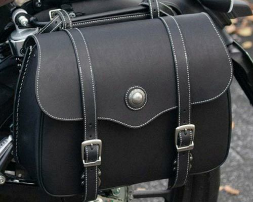 デグナー(DEGNER)　本革サドルバッグ(黒)