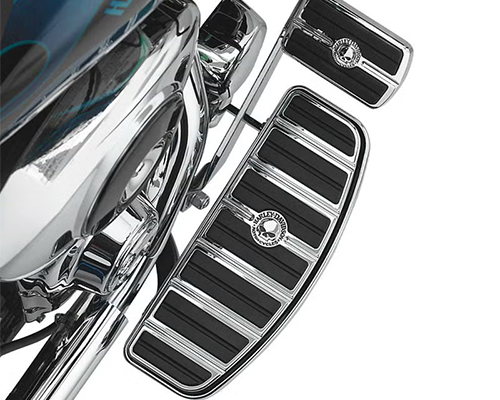 ハーレー純正パーツ ツアラー用フットペグ＆フットボード、レバー