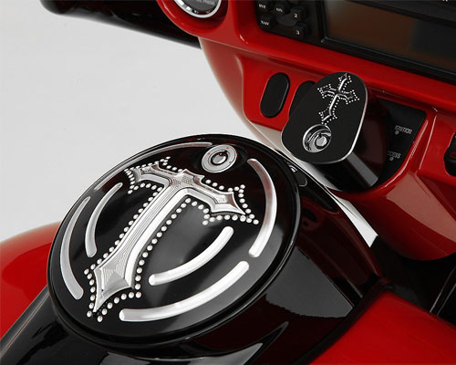 ハーレー・パーツ Precision Billet フューエルドア