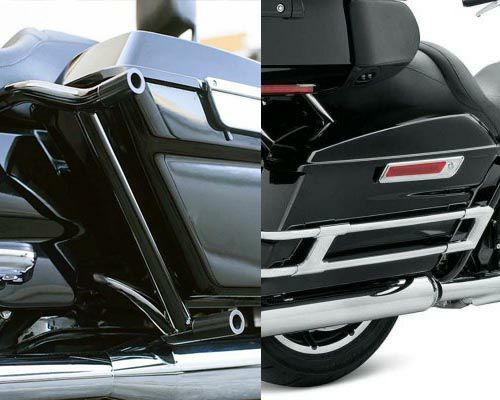 ハーレー、2014年以降ツーリングモデル用サドルバッグガード、レール