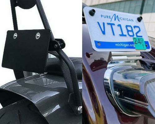 ハーレー、ツーリングモデル、アクスルカバー ナンバー パーツ