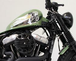 Cult Werk バグスポイラー ボバー グロスブラック スポーツスター 