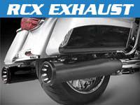 ハーレー、ツーリングモデルマフラー・M8用 RCX Exhaust マフラー