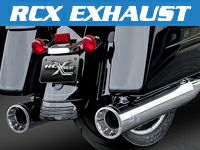 ハーレー、ツーリングモデルマフラー・ツインカム用 RCX Exhaust マフラー