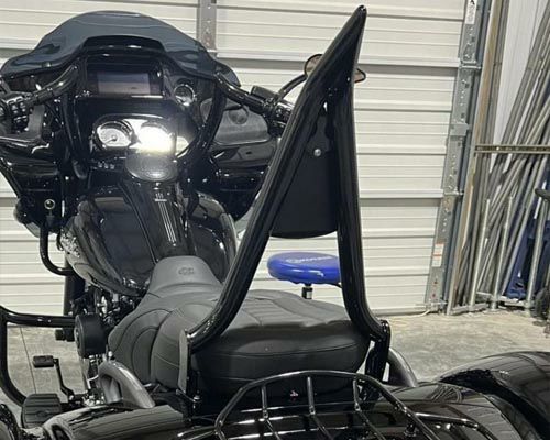 トライク・ツインカム用パーツ ラック、シーシーバー