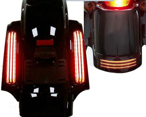 ハーレー、ツーリングモデル、アクスルカバー フェンダーライト