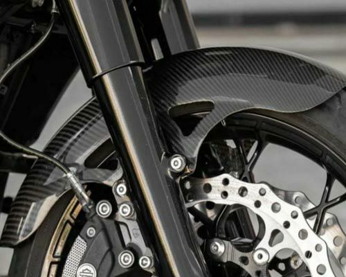 ハーレー、ツーリングモデル、アクスルカバー フロントフェンダー・パーツ