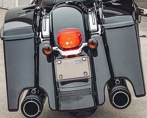 ハーレー、ツーリングモデル、アクスルカバー リアフェンダー・パーツ