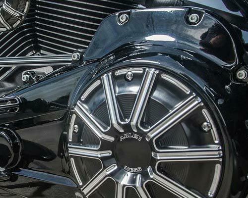 アレンネス (Arlen Ness) ミルウォーキーエイトエンジン用 ダービーカバー、タイマーカバー