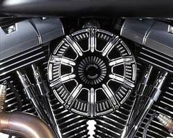 ハーレー、ツーリング  ツインカム・ケーブル車用アレンネス Inverted エアクリーナー