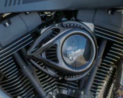 ハーレー、ツーリング  ツインカム・ケーブル車用アレンネス ティアドロップ エアクリーナー