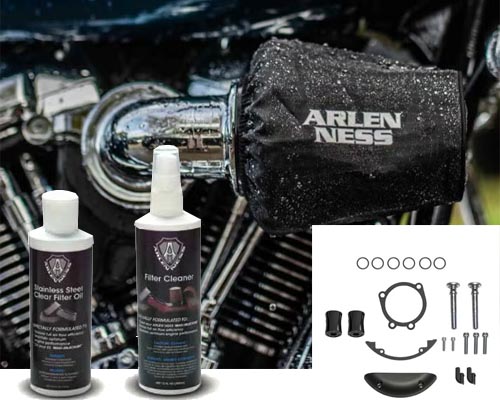 ハーレー、ツーリング  ツインカム・ケーブル車用アレンネス・エアクリーナー メンテナンス