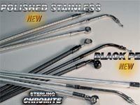 ハーレー、ソフテイルTC  MGNUMエイプ用ケーブル（ステンメッシュ）