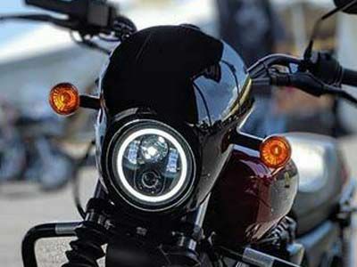 ハーレー、ダイナ BURLY  ウィンドシールド