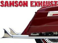 ハーレー、ツーリングモデルマフラー・M8用 SAMSON(サムソン)マフラー