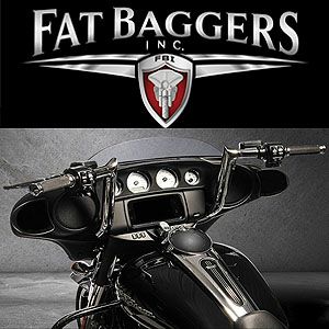 Fat Baggers 14インチハンドル用 EZインストールキット (ブラック 