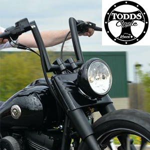 SALE】ハーレー用 1.25インチ径 Bagger Apeハンドルバー 13インチ 