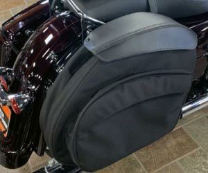 ハーレー、～2013 ツーリング用革製サドルバッグ