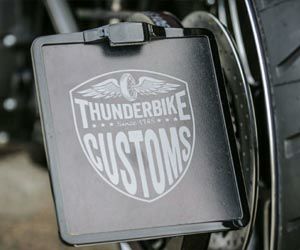 Thunderbike サイドマウント・ライセンスプレートブラケット