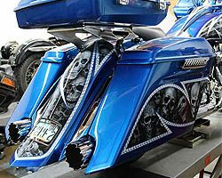 ハーレー、ツーリングモデル、Paul Yaffe's Bagger Nation リアフェンダー パーツ