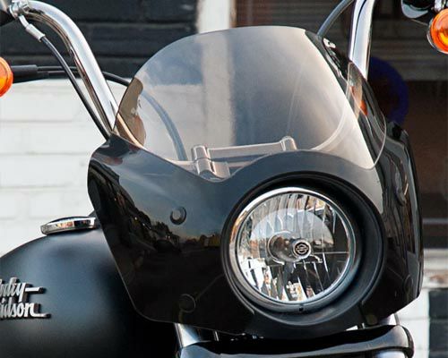 ハーレー、ソフテイル・M8 ウインドシールド：FXLR メンフィス　カフェ・フェアリング