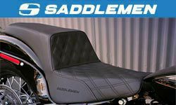 ハーレー、ソフテイル・M8 FLSLスリム用シート Saddlemen (サドルマン)