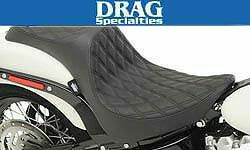 ハーレー、ソフテイル・M8 FLFBファットボーイ用シート Drag Specialties（ドラッグ スペシャリティーズ）