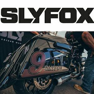 SLYFOX 8インチ ストレートライザー ブラック |ハーレーパーツ専門店