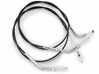 ハーレー、ソフテイルTC  スロットル、アイドルケーブル（ブラック）