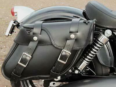 ハーレー、ソフテイル・M8 LeatherWorks スローオーバーサドルバッグ