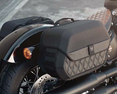 Thunderbike ソロ・サイドバッグ ブラック ハーレー ブレイクアウト 